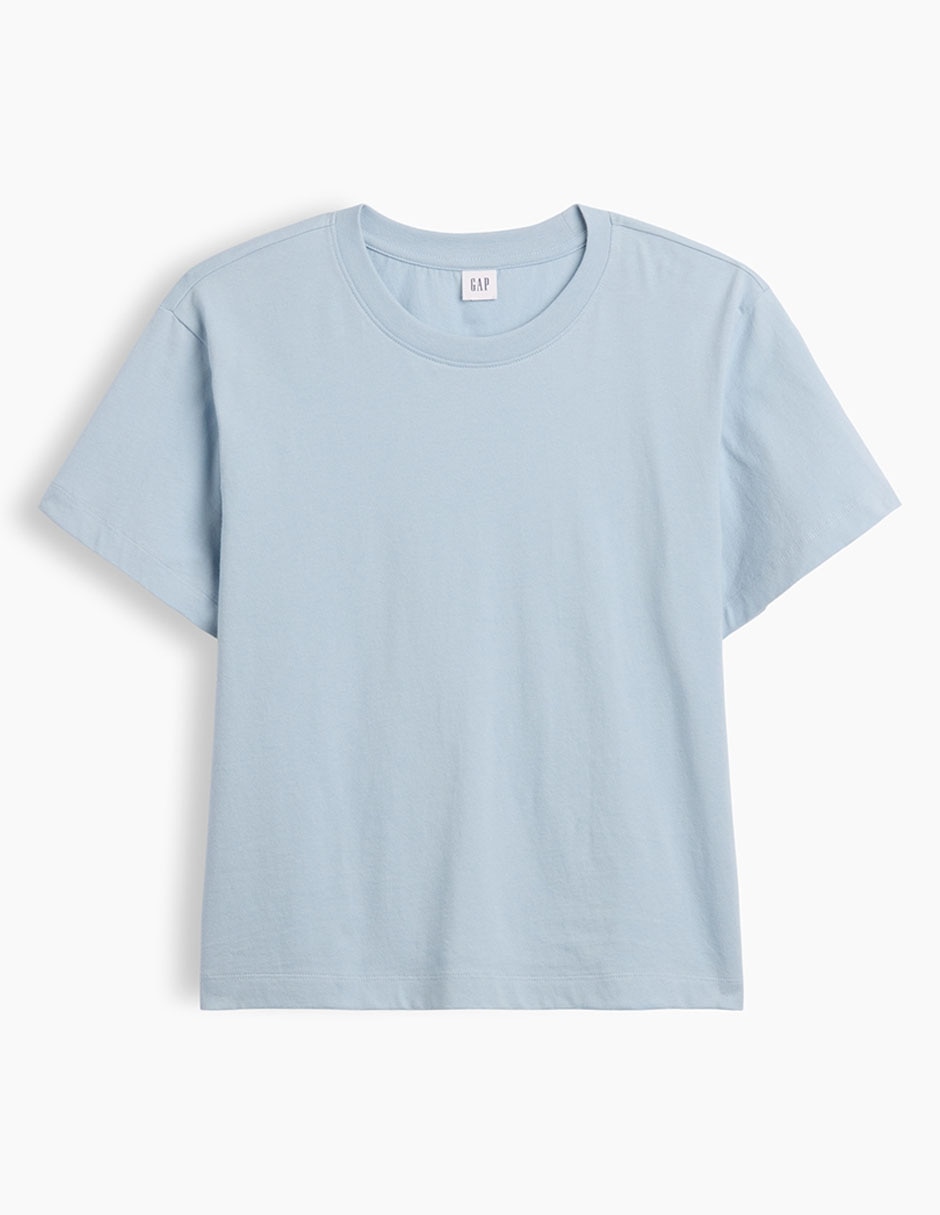 Playera manga corta cuello redondo para mujer 2