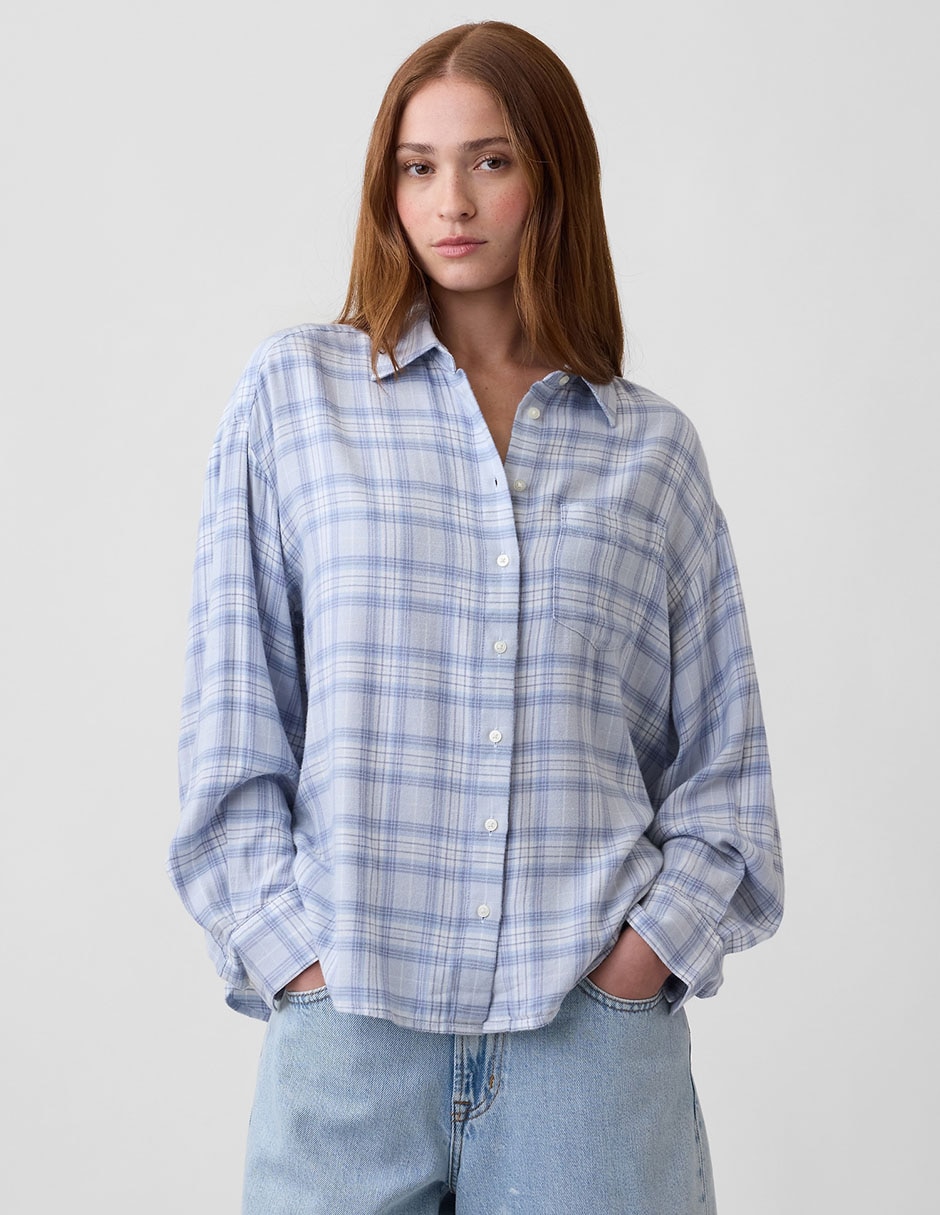 Camisa manga larga para mujer