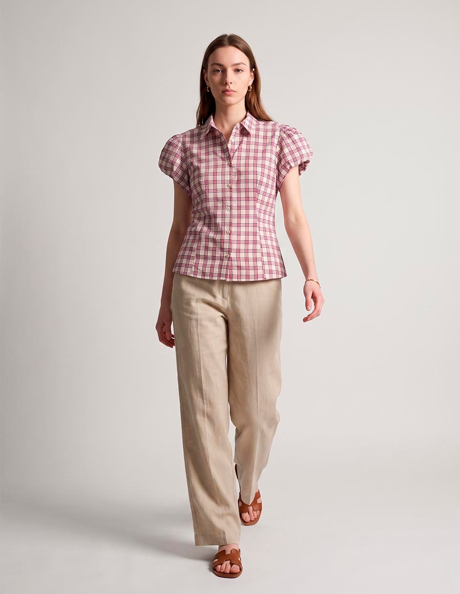 Blusa manga corta para mujer 1