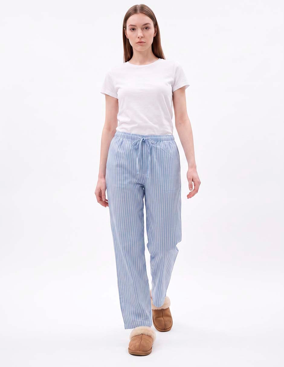 Pantalón pijama de algodón para mujer 3