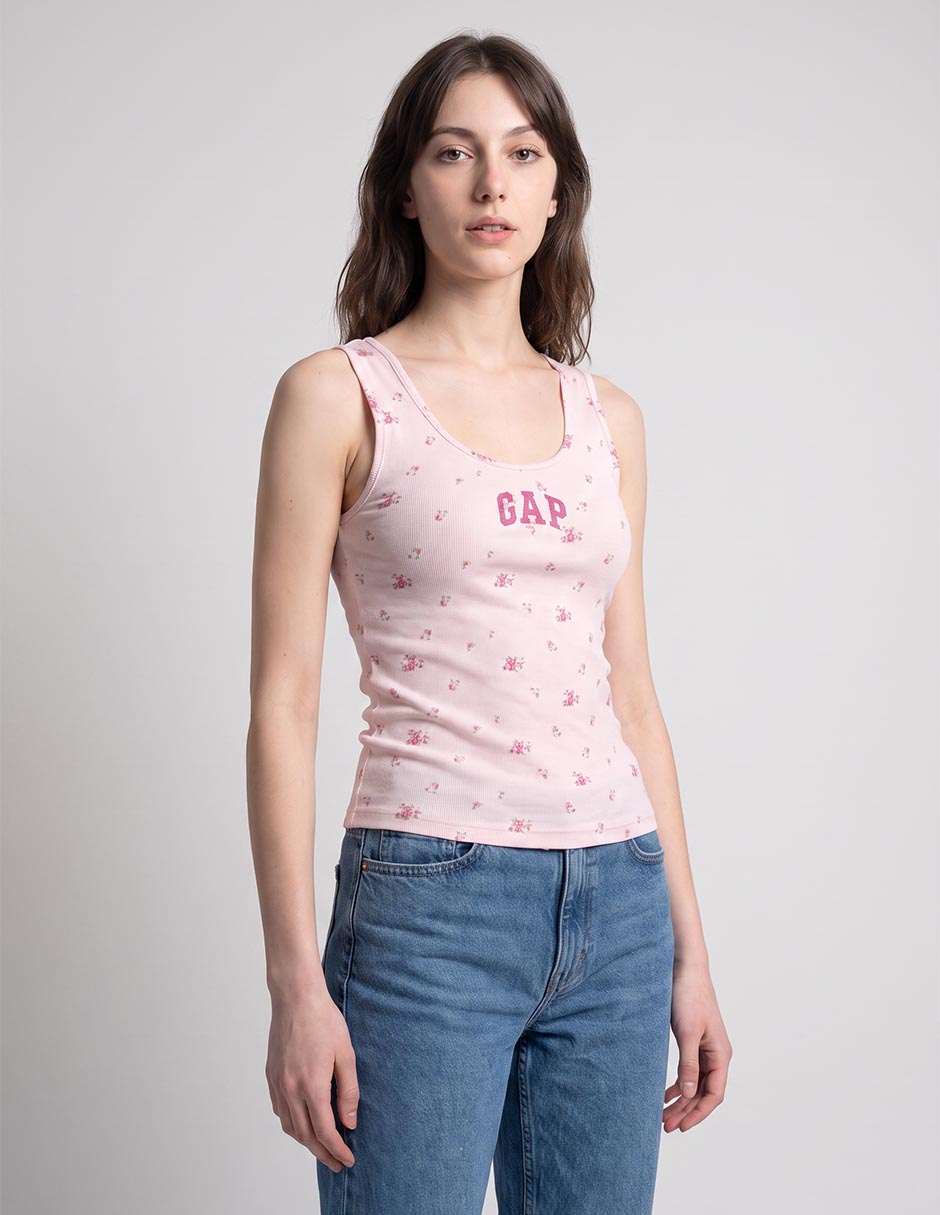 Playera tank cuello redondo mujer 3