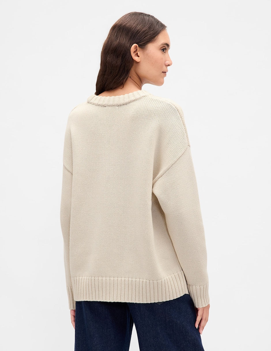 Suéter cuello redondo para mujer 3
