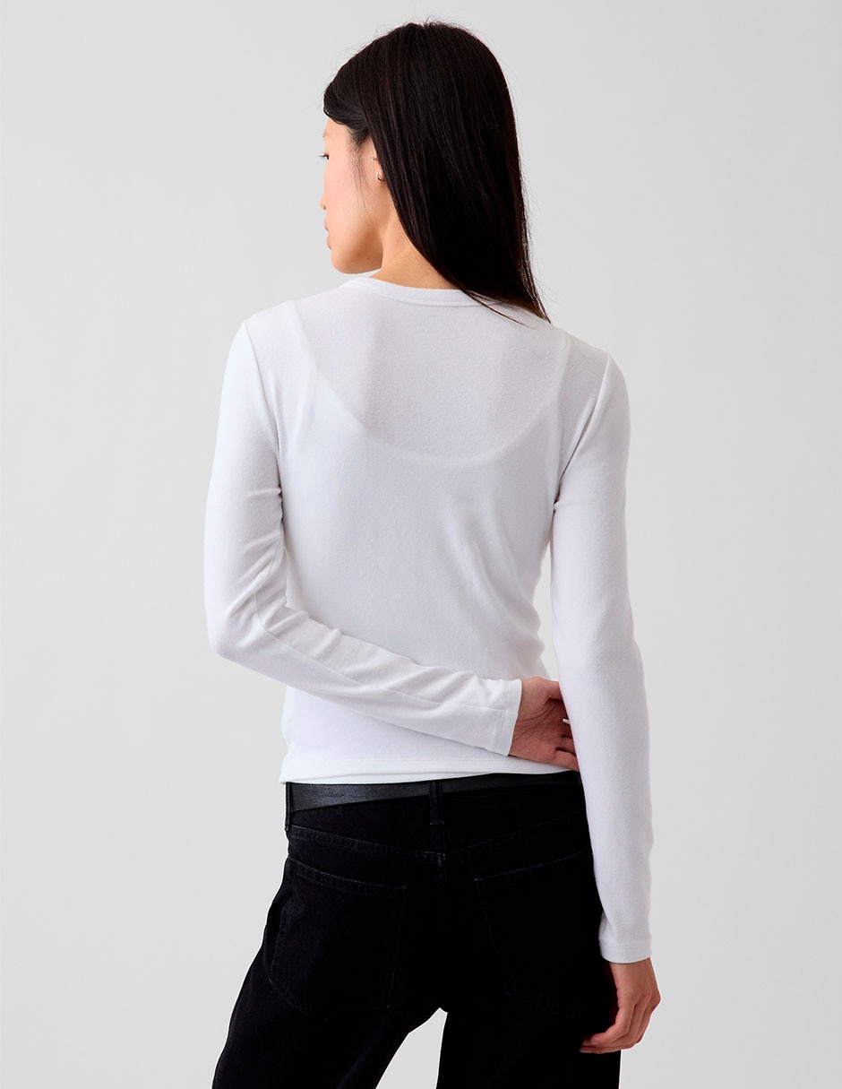 Suéter cuello redondo para mujer 2