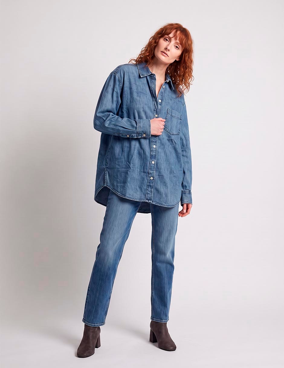 Camisa manga larga para mujer 3