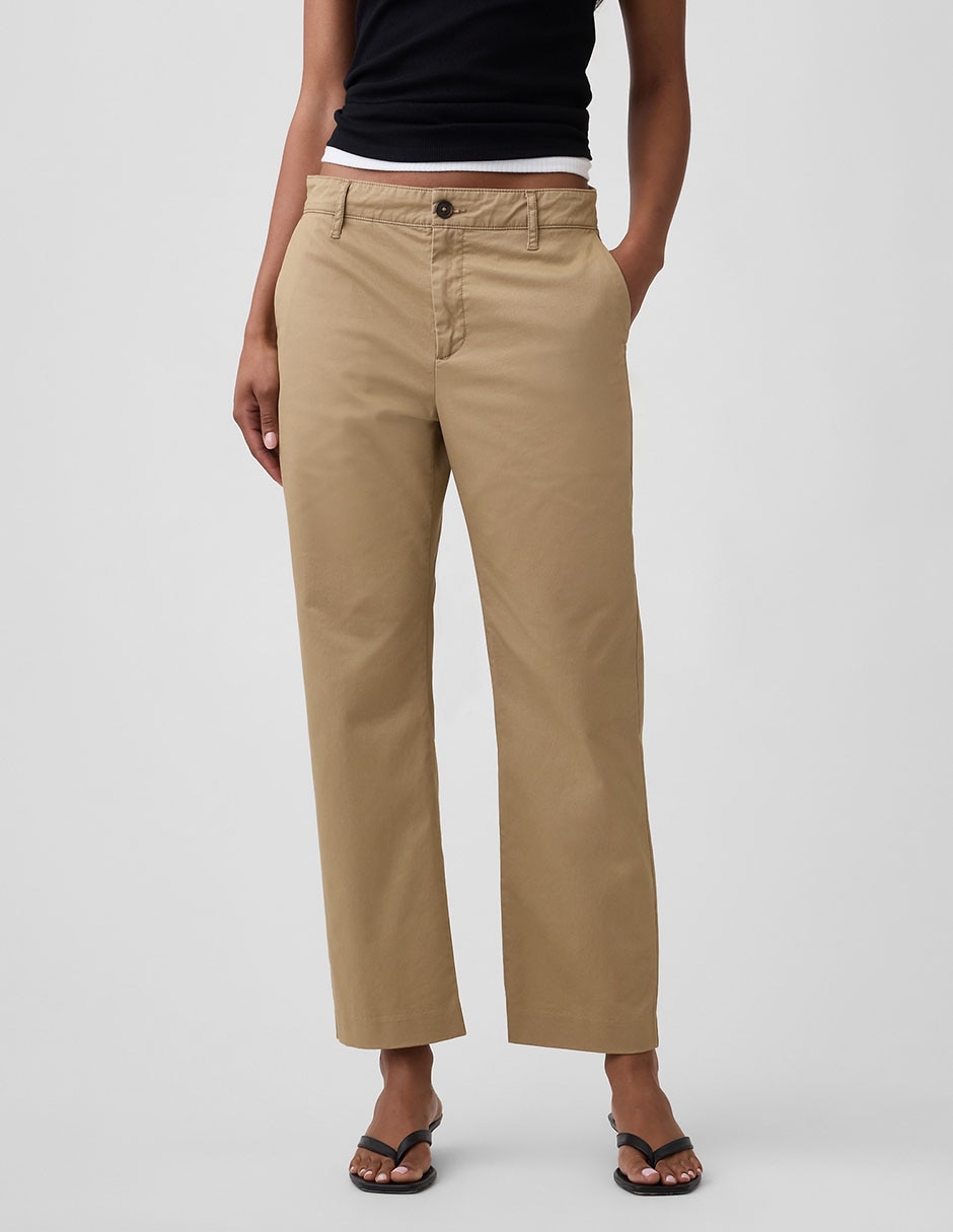 Pantalón chino recto para mujer 6