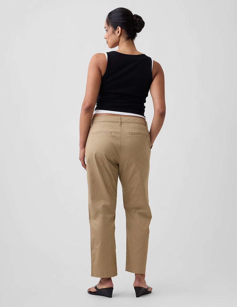 Pantalón chino recto para mujer 7