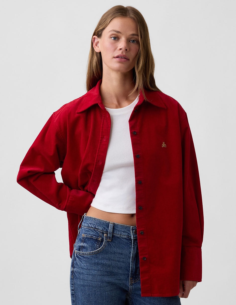 Sobrecamisa manga larga para mujer 1
