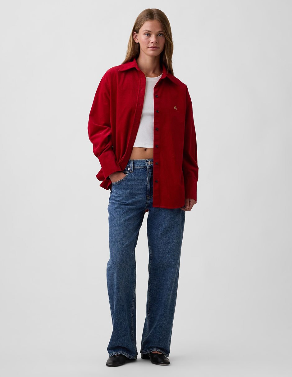 Sobrecamisa manga larga para mujer 2