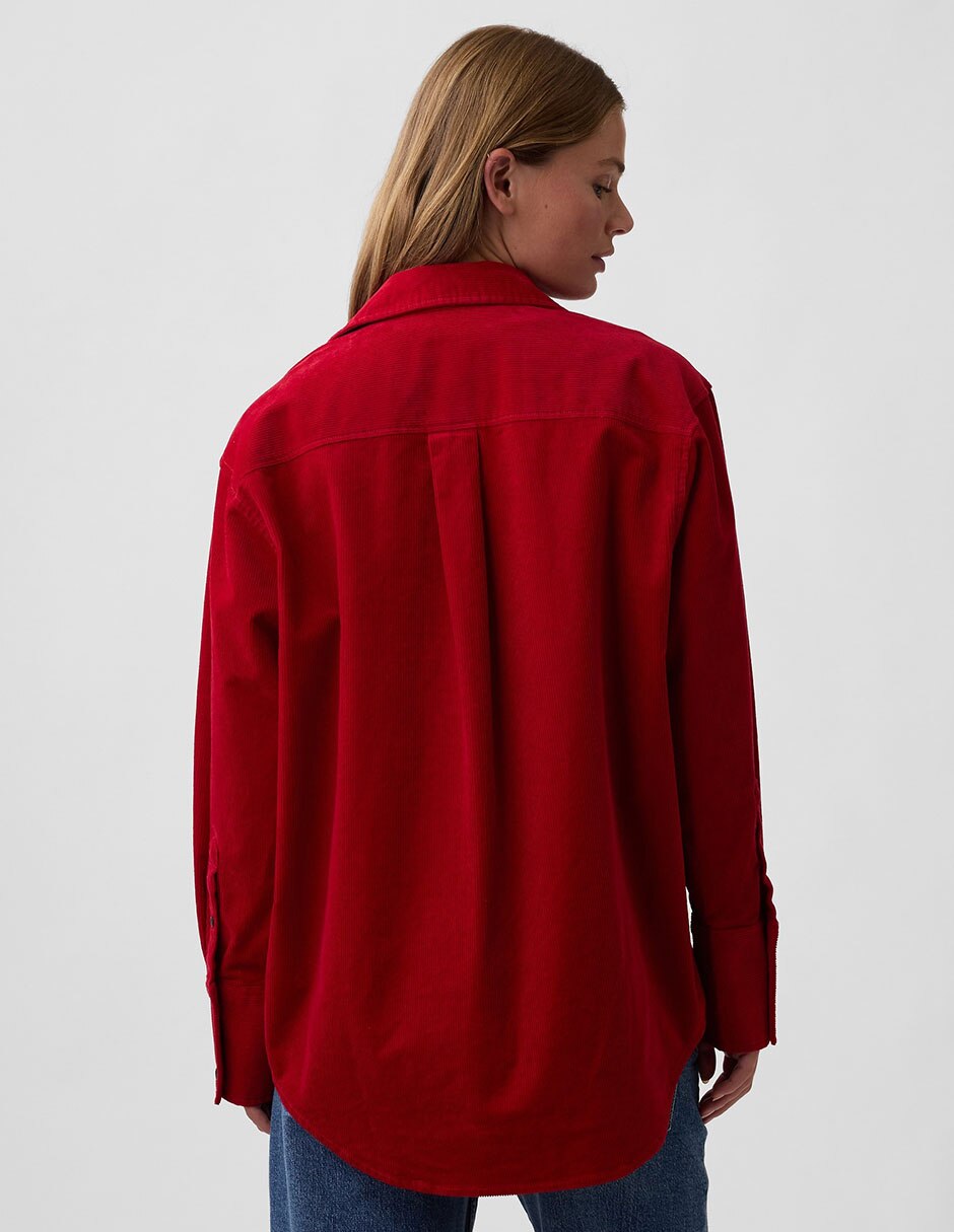 Sobrecamisa manga larga para mujer 3
