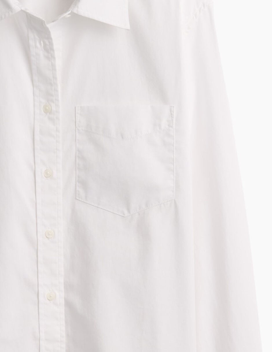 Camisa de algodón manga larga para mujer 2