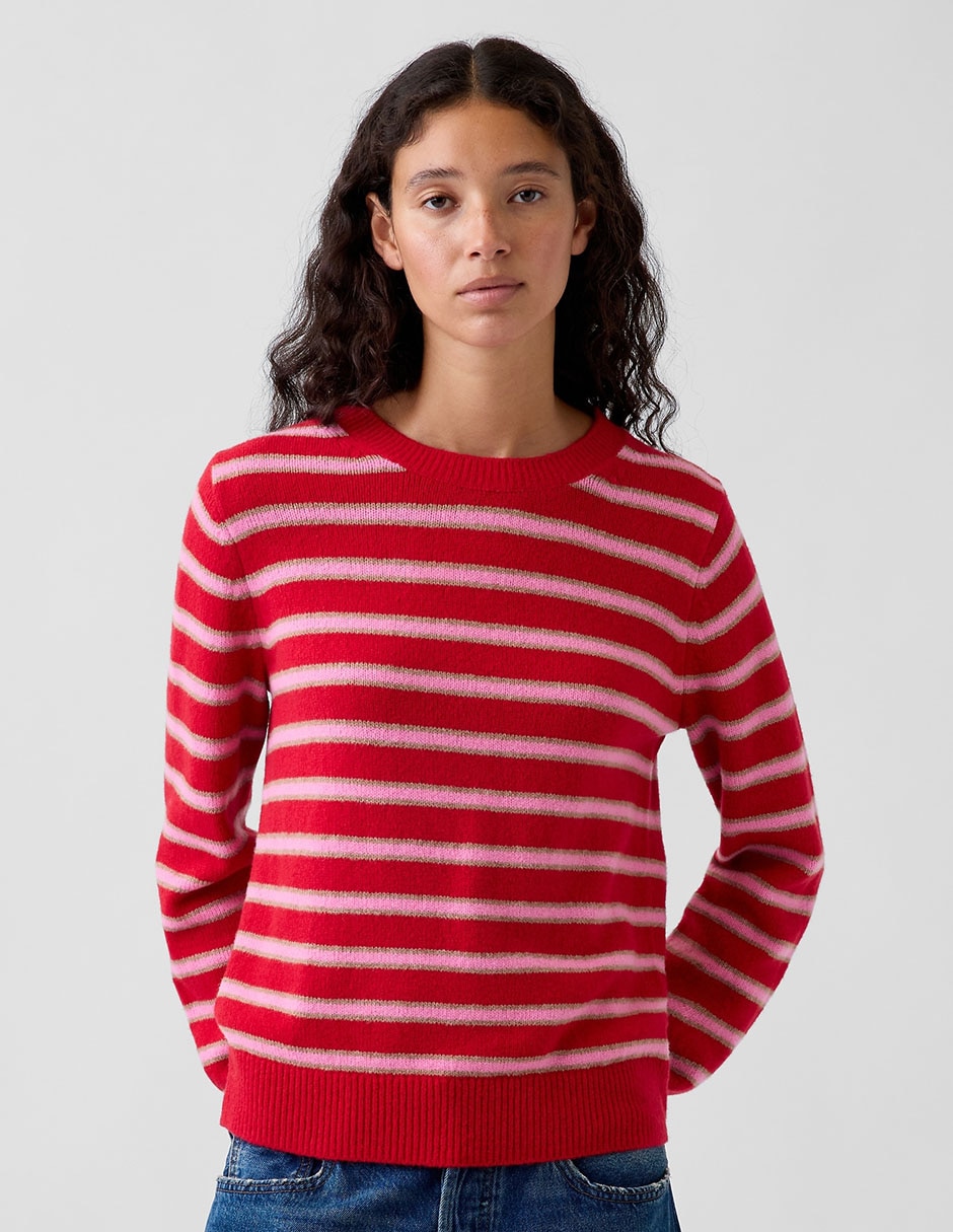 Suéter cuello redondo para mujer Suéter cuello redondo para mujer