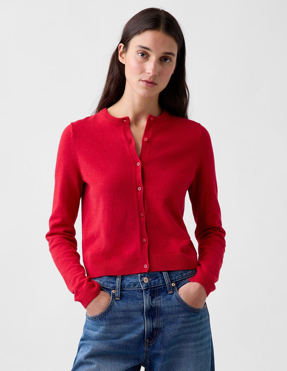 Suéter cuello redondo para mujer