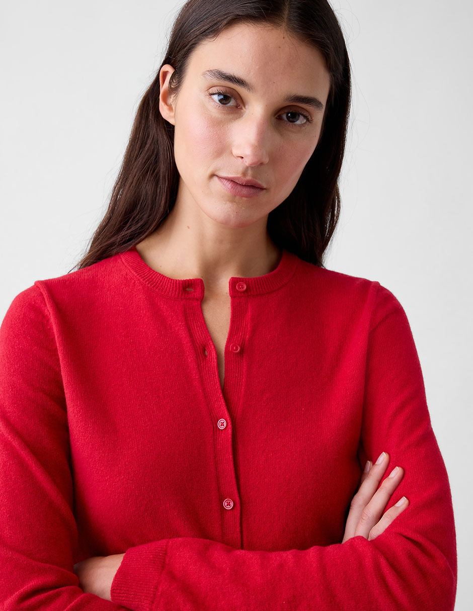 Suéter cuello redondo para mujer 4