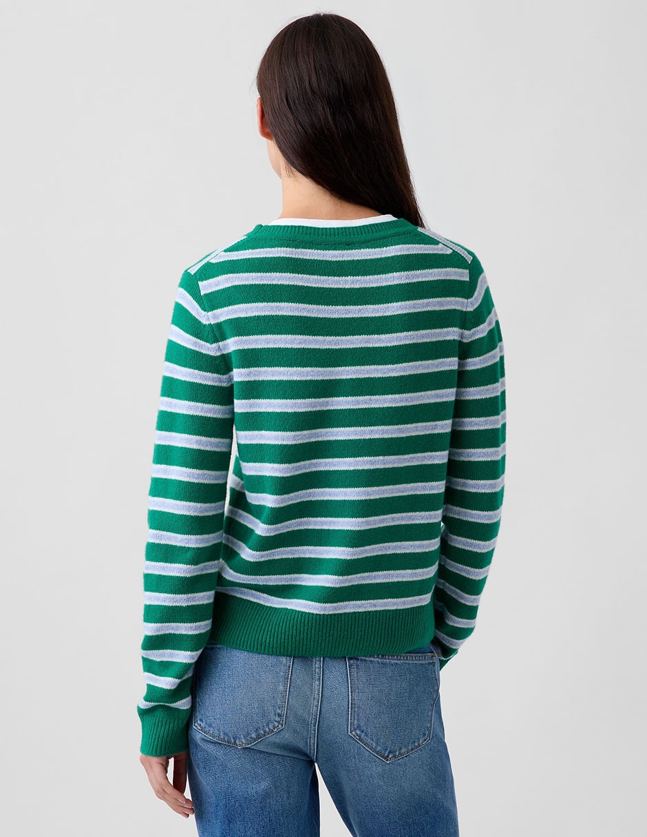 Suéter cuello redondo para mujer 3