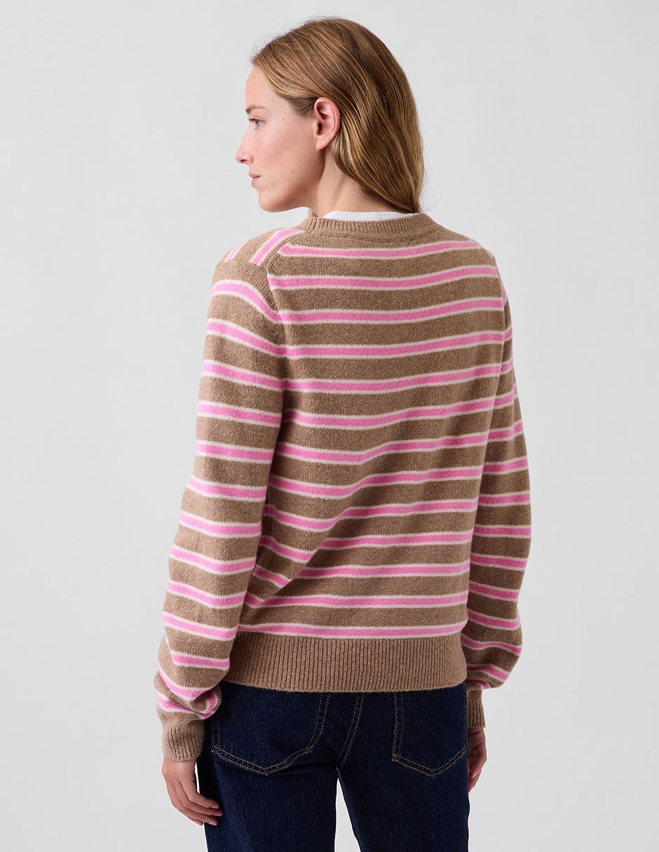 Suéter cuello redondo para mujer 3